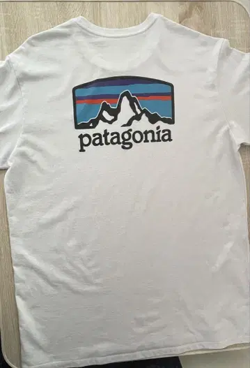 patagonia 화이트 T셔츠 M 사이즈