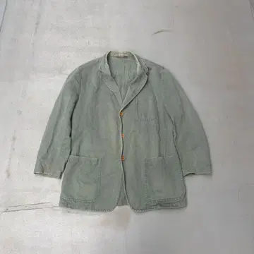 80s Henry cotton's 이탈리아제 린넨 테일러드 자켓