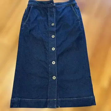 PLST 다크 블루 타이트 스커트 XS