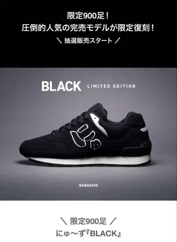 BLACK LIMITED EDITION 블랙 스니커즈