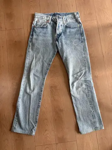 리바이스 Levi's 501 스트레이트 데님 W28 L32 블루 택
