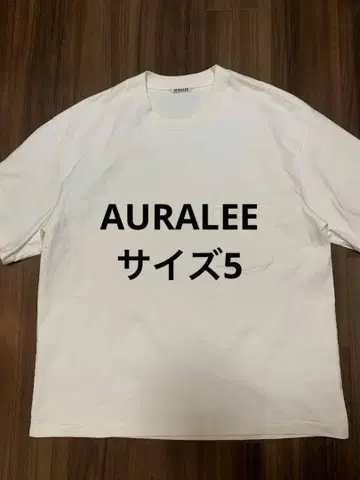 AURALEE STAND UP TEE 사이즈 5