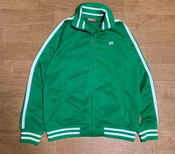 90s VANS 반스 트랙 자켓 자수 로고 저지 L 사이즈