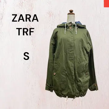 ZARA 자라 TRF 모즈 코트 밀리터리 카키 점퍼 S