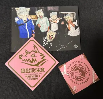 MAN WITH A MISSION 스티커 세트 스페어 립