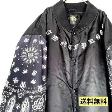 [아우터] Dawn of Progress 반다나 패턴 바시티 자켓 4XL