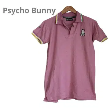 해외 구제 의류 [ Psycho Bunny ] 핑크 피케 셔츠 CH