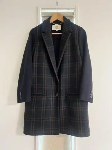 Kaon 체스터 코트 36 네이비 계열