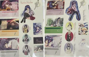 얼굴 없는 달 스티커 씰