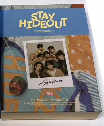 Stray Kids 스키즈 STAY 4기 웰컴 키트 가입 혜택 본국 FC