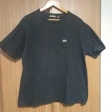 LACOSTE 블랙 T셔츠 L 사이즈
