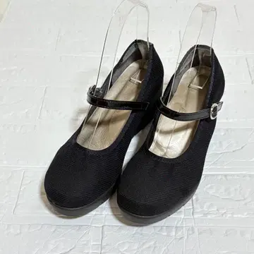 퍼스트 콘택트 메리 제인 웨지솔 블랙 22cm