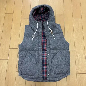 STYLE WORKS 후드 부착 다운 베스트 M