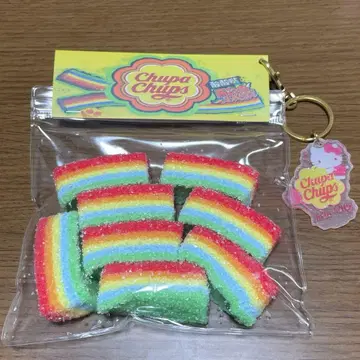 Chupa Chups 레인보우 구미 8개입 스퀴즈