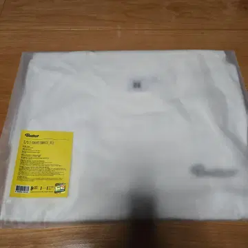 [ 미사용 새상품 ] 공식 BTS Butter T셔츠 화이트 XL