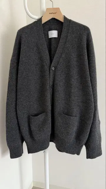 stein EX FINE LAMBS KNIT CARDIGAN M