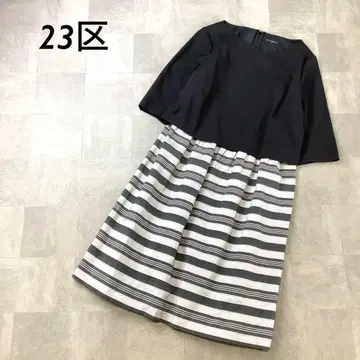 새상품급 23구 빅 사이즈 도킹 원피스 오부소매 블랙 계열