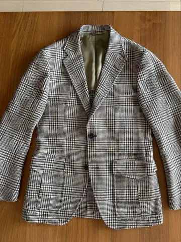 PILGRIM TOMORROWLAND 체크 자켓 브라운