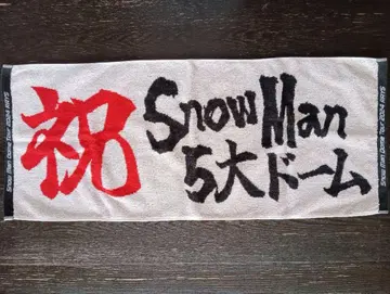 Snow Man 5대 돔 타월
