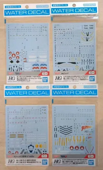 마크로스 데칼 세트 YF-21 YF-29 VF-19 개조 VF-22S