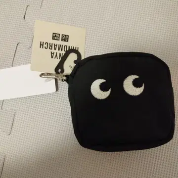 유니클로 안야 힌드마치 에코백 패커블백 블랙 미사용 새상품