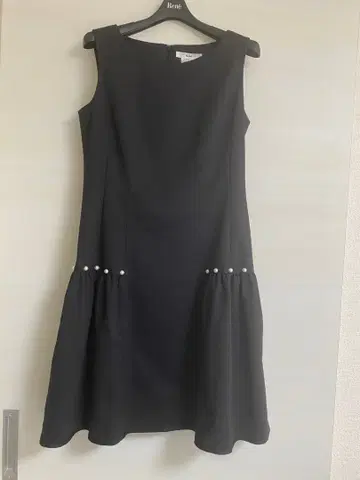 르네 펄 장식 원피스 36