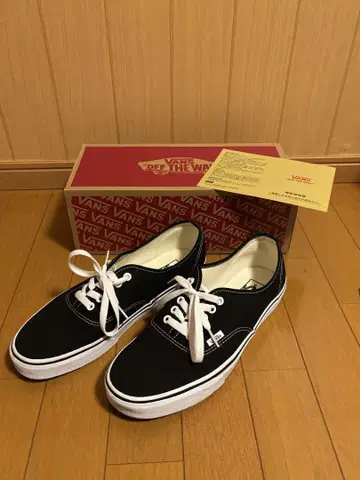 VANS AUTHENTIC 블랙 28.5cm