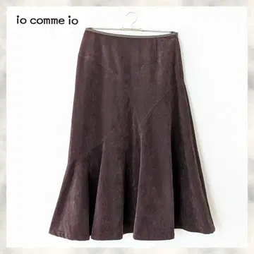 추천 센소유니코 iocommeio 스커트 가을/겨울 코듀로이 브라운