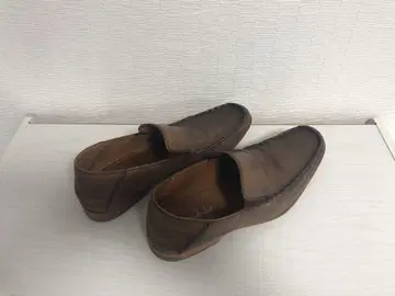 후프-데-두 브라운 가죽 슬립온
