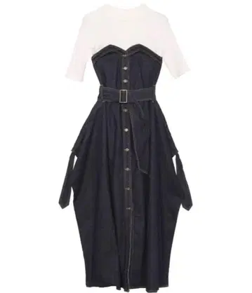 AMERI DENIM UNIFY DRESS 데님 원피스