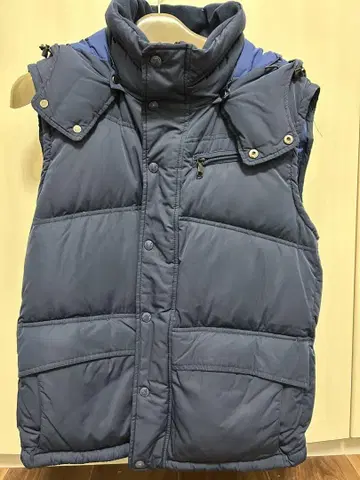 BANANA REPUBLIC 네이비 다운 베스트 L