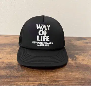 구제 의류 새상품급 RATS WAY OF LIFE 블랙 메쉬 캡 일본제