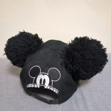 미키마우스 폼폼 캡 블랙