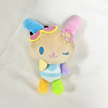 [ 새상품 ] 산리오 캐릭터즈 우사하나 마스코트 참 아베일 일광화상
