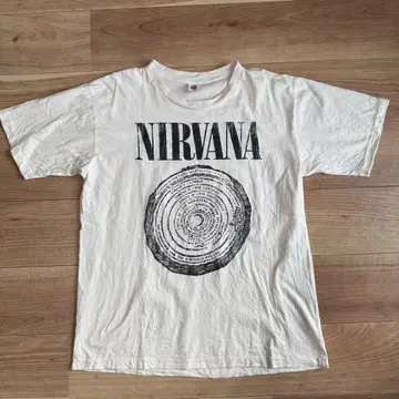NIRVANA/닐바나/로고 티셔츠/밴드 티셔츠/락/used