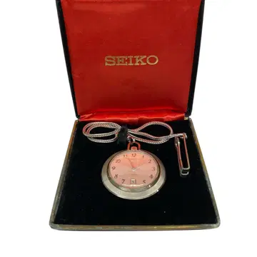 K2251 SEIKO 회중시계 6102-0010 실버 케이스 포함