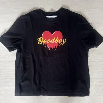 GOODBOY 하트 프린트 T셔츠