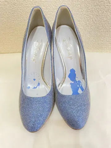 다이애나 Disney 프린세스 신데렐라 콜라보 비쥬 부착 펌프스 결혼식
