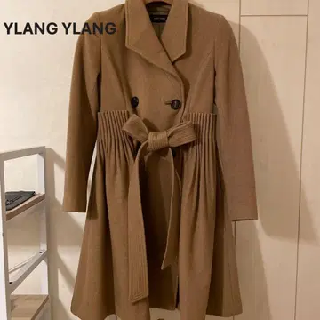 Ylang Ylang 이란이란 코트 캐시미어 혼방 카멜
