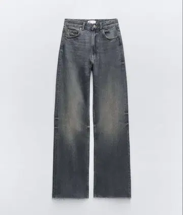 ZARA TRF 하이웨스트 와이드 레그 데님 32인치 새상품급