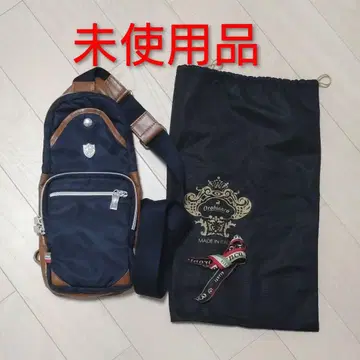 미사용 Orsobianco 오로비안코 바디백 네이비