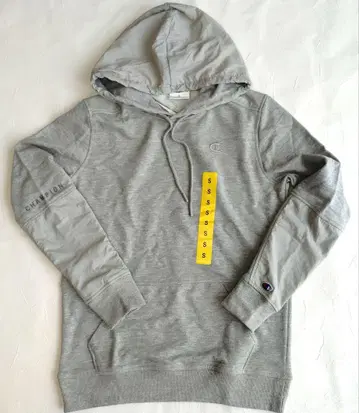 CHAMPION 그레이 후드 부착 후드티 S 사이즈 남성용 여성용