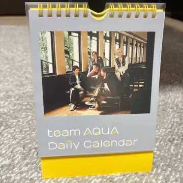 team AQUA 데일리 달력 2013-2025 팬클럽 한정품