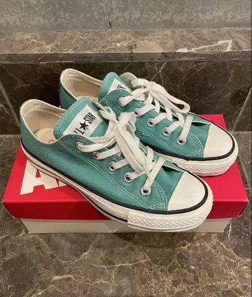 [ CONVERSE ] ALL STAR 터콰이즈 로우컷 스니커즈 23cm