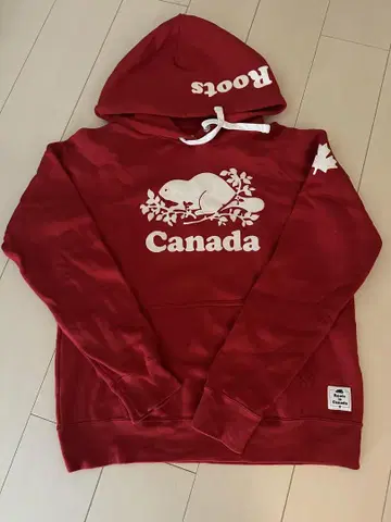 Roots 캐나다 비버 후드 부착 후드티