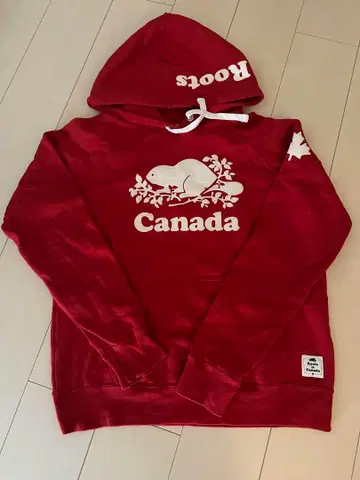 Roots 캐나다 비버 후드 부착 후드티
