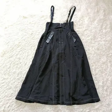 INella 이네라 스티치 롱 오버롤 스커트 2
