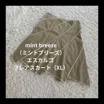 민트 브리즈 에스카르고 플레어 스커트