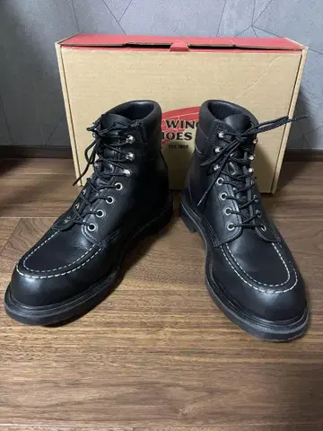 RED WING 블랙 슈퍼 밑창 26.5cm 새상품급 중고