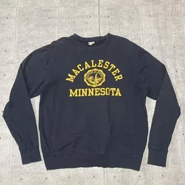 Champion 80s 복각 칼리지 로고 맨투맨 네이비 챔피온